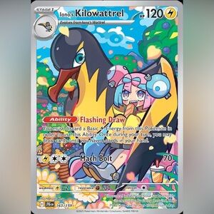 Pokémon Iono’s Kilowattrel 163/159 – Journey Together – Near Mint Condition